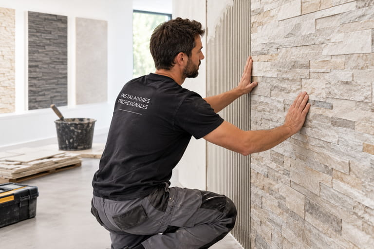 Somos instaladores profesionales de revestimientos decorativos